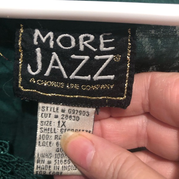 1990s More Jazz Lace Flare Out Dress- 810 $50 or $45 w/offer - Picture 10 of 11